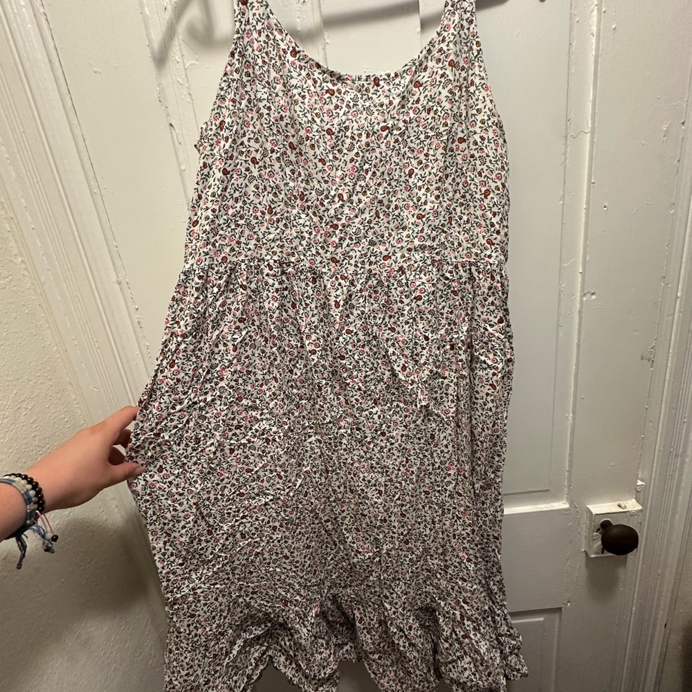 Sonoma Floral Patterned Top - Red and Yellow Accents